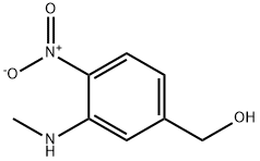 [3-(Methylamino)-4-nitrophenyl]methanol 结构式