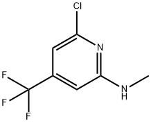 6-氯-N-甲基-4-(三氟甲基)吡啶-2-胺 结构式