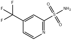 4-(Trifluoromethyl)pyridine-2-sulfonic acid amide 结构式