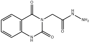 2-(2,4-二氧代-1,4-二氢喹唑啉-3(2H)-基)乙酰肼 结构式