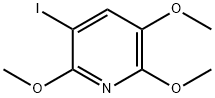 3-碘-2,5,6-三甲氧基吡啶 结构式