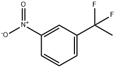 1-(1,1-二氟乙基)-3-硝基苯 结构式