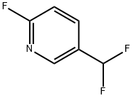 5-(Difluoromethyl)-2-fluoropyridine 结构式