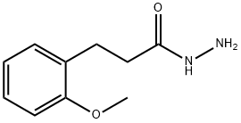 3-(2-甲氧苯基)丙酰肼 结构式