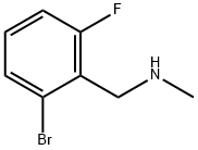 N-(2-Bromo-6-fluorobenzyl)-N-methylamine 结构式