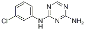 N-(3-氯苯基)-1,3,5-三嗪-2,4-二胺 结构式