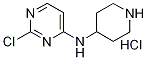 2-CHLORO-N-PIPERIDIN-4-YLPYRIMIDIN-4-AMINEHYDROCHLORIDE 结构式