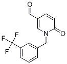1,6-Dihydro-6-oxo-1-[3-(trifluoromethyl)benzyl]pyridine-3-carboxaldehyde 结构式