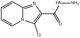 3-氯咪唑并[1,2-A]吡啶-2-甲酰肼 结构式