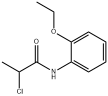 2-氯-N-(2-乙氧苯基)丙酰胺 结构式