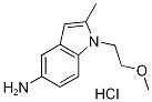 1-(2-METHOXY-ETHYL)-2-METHYL-1H-INDOL-5-YLAMINEHYDROCHLORIDE 结构式