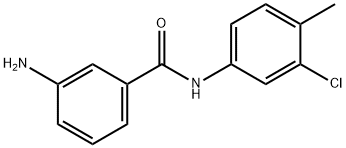 3-AMINO-N-(3-CHLORO-4-METHYLPHENYL)BENZAMIDE 结构式