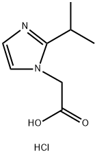 (2-ISOPROPYL-IMIDAZOL-1-YL)-ACETIC ACIDHYDROCHLORIDE 结构式