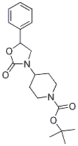 tert-butyl 4-(2-oxo-5-phenyl-1,3-oxazolidin-3-yl)piperidine-1-carboxylate 结构式