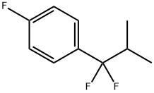 1-(1,1-DIFLUORO-2-METHYLPROPYL)-4-FLUOROBENZENE 结构式