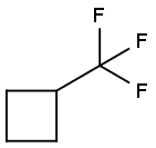 (Trifluoromethyl)cyclobutane 结构式