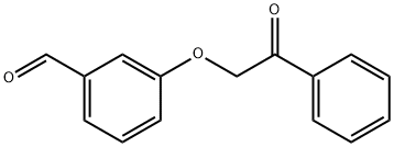 3-(2-Oxo-2-phenylethoxy)benzaldehyde 结构式