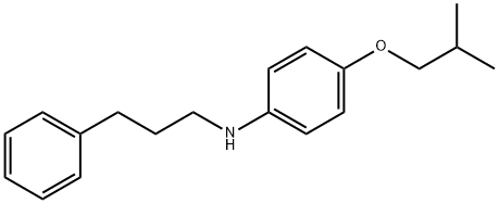 4-Isobutoxy-N-(3-phenylpropyl)aniline 结构式