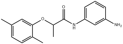 N-(3-Aminophenyl)-2-(2,5-dimethylphenoxy)-propanamide 结构式