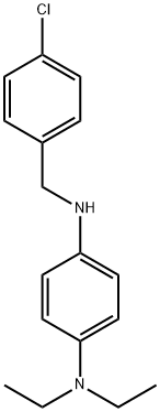 N1-(4-chlorobenzyl)-N4,N4-diethyl-1,4-benzenediamine 结构式