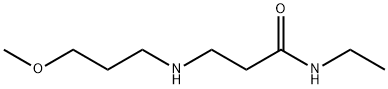 N-Ethyl-3-[(3-methoxypropyl)amino]propanamide 结构式