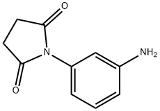 1-(3-氨基苯基)-2,5-吡咯烷二酮 结构式