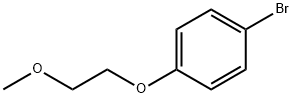 1-溴-4-(2-甲氧基乙氧基)苯 结构式