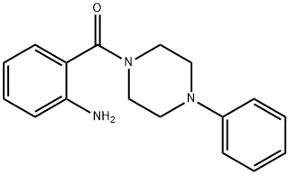 {2-[(4-苯基哌嗪-1-基)羰基]苯基}胺 结构式