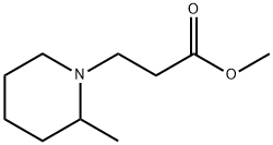 methyl 3-(2-methylpiperidin-1-yl)propanoate 结构式