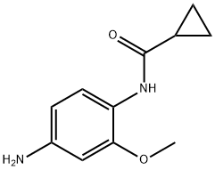 N-(4-amino-2-methoxyphenyl)cyclopropanecarboxamide 结构式