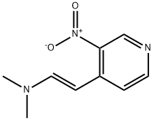 N,N-Dimethyl-N-[(E)-2-(3-nitropyridin-4-yl)vinyl]amine 结构式