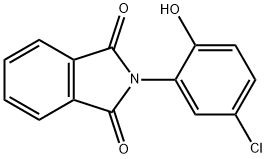 2-(5-氯-2-羟基-苯基)-异吲哚-1,3-二酮 结构式