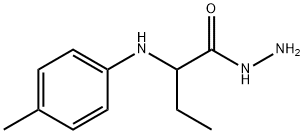 2-[(4-methylphenyl)amino]butanohydrazide 结构式