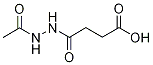 4-(2-acetylhydrazino)-4-oxobutanoic acid 结构式