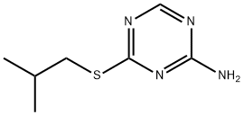 4-(isobutylthio)-1,3,5-triazin-2-amine 结构式