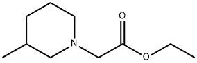 2-(3-甲基哌啶-1-基)乙酸乙酯 结构式