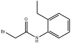 2-溴-N-(2-乙基苯基)乙酰胺 结构式