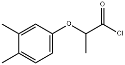 2-(3,4-二甲基苯氧基)丙醇基氯化物 结构式