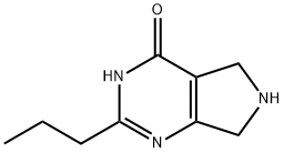 2-Propyl-6,7-dihydro-5H-pyrrolo-[3,4-d]pyrimidin-4-ol 结构式