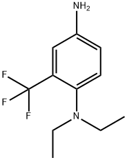 N-1,N-1-Diethyl-2-(trifluoromethyl)-1,4-benzenediamine 结构式