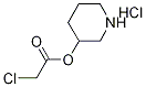 3-Piperidinyl 2-chloroacetate hydrochloride 结构式