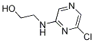2-[(6-Chloro-2-pyrazinyl)amino]-1-ethanol 结构式
