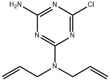 N2,N2-Diallyl-6-chloro-1,3,5-triazine-2,4-diamine 结构式