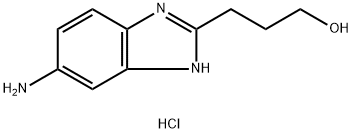 3-(5-Amino-1H-benzoimidazol-2-yl)-propan-1-oldihydrochloride 结构式