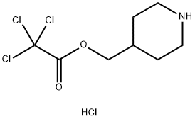 4-Piperidinylmethyl 2,2,2-trichloroacetatehydrochloride 结构式