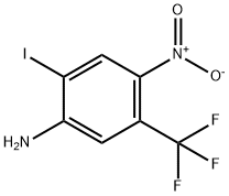 2-Iodo-4-nitro-5-(trifluoromethyl)aniline 结构式