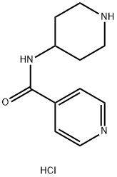 N-(4-Piperidinyl)isonicotinamide hydrochloride 结构式