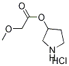 3-Pyrrolidinyl 2-methoxyacetate hydrochloride 结构式