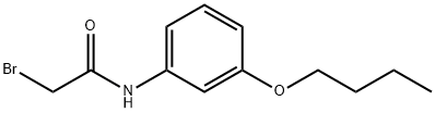 2-Bromo-N-(3-butoxyphenyl)acetamide 结构式