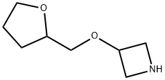 3-(Tetrahydro-2-furanylmethoxy)azetidine 结构式